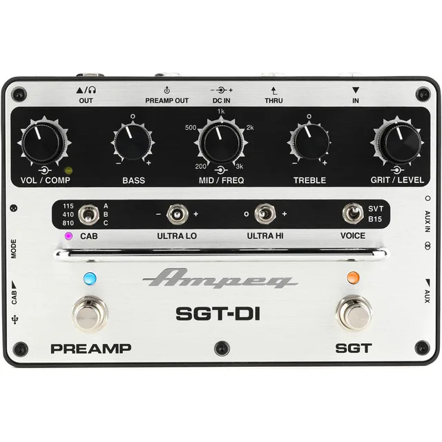 Ampeg SGT-DI DI-Box ve Bass Preamp Pedal