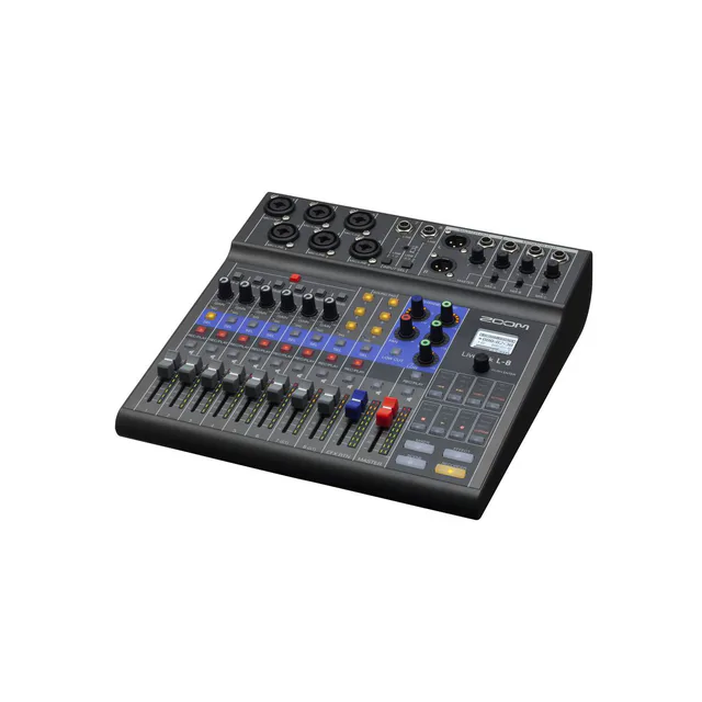 Zoom LiveTrak L-8 8-Kanal Dijital Mikser Recorder