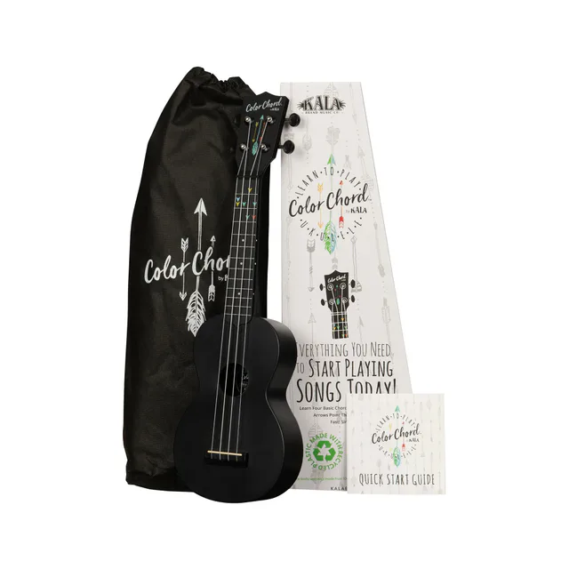 Kala Learn To Play Recycled Color Chord™ Soprano Ukulele Başlangıç Seti
