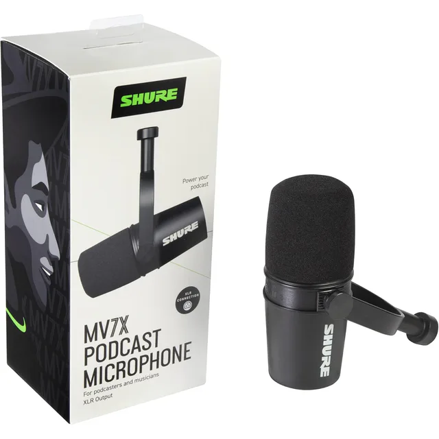 Shure MV7X XLR Podcast ve Yayın Mikrofonu