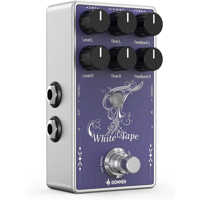 Donner Versatility Delay Pedal Time Effect Pedalı (Synthesizer/Gitar/Drum Machine Uyumlu)