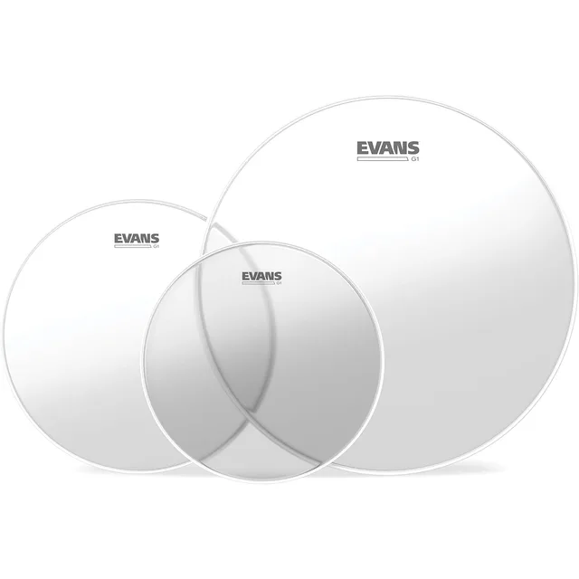 Evans G1 Clear Deri Seti - 10" / 12" / 16"
