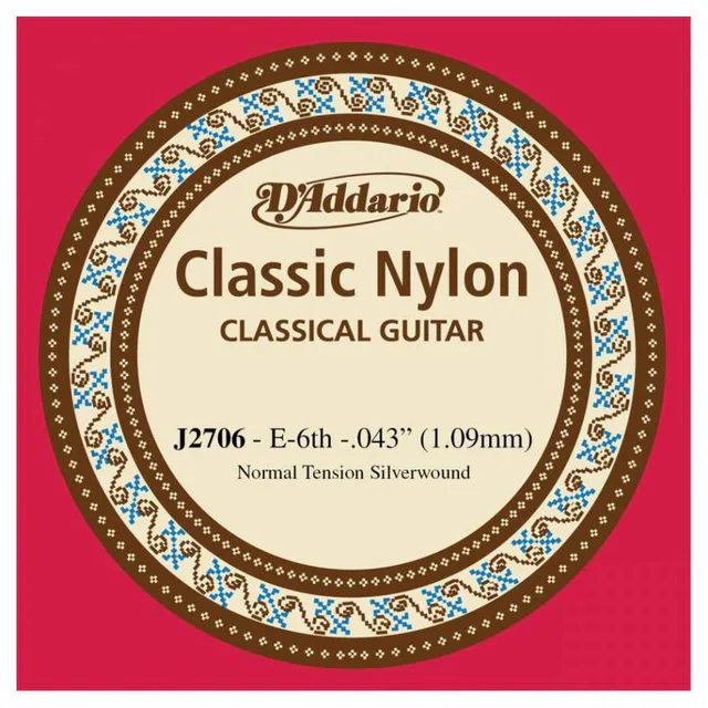 D'Addario J2706 Normal Tension Tek Klasik Gitar Teli (E)