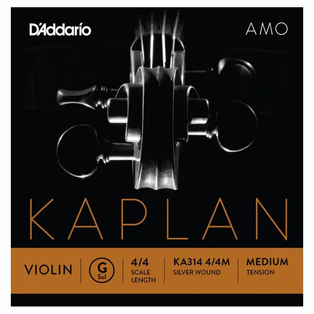 D'Addario KA314 4/4M Kaplan Amo Keman Teli (G)