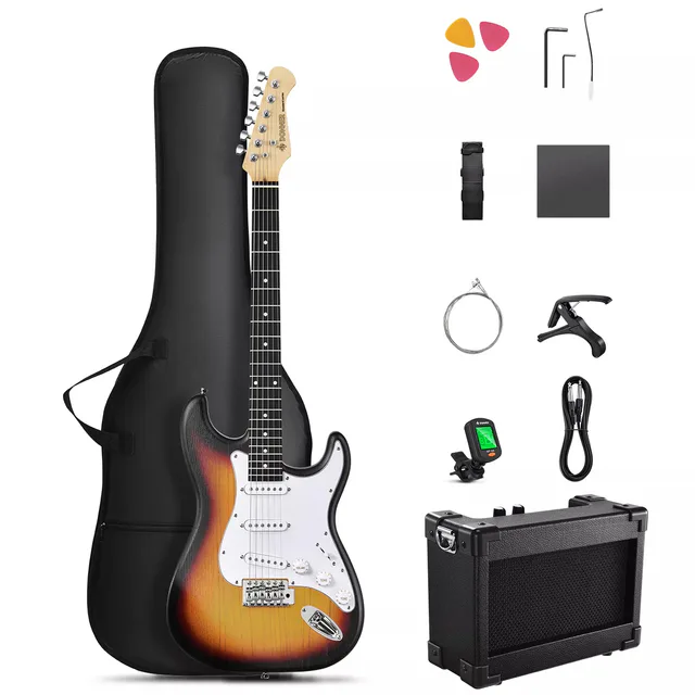 Donner DST-80 ST Elektro Gitar Seti (Sunburst)