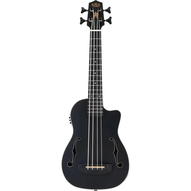 Kala Black Journeyman Maun Akustik-Elektro U•BASS® Mini Bas Gitar