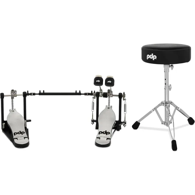 PDP Drums 700 Serisi 2 Parça Aksam Paketi (Tabure & Double Kick Pedalı)