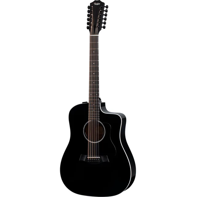 Taylor 250ce Plus 12-Telli Elektro Akustik Gitar (Siyah)