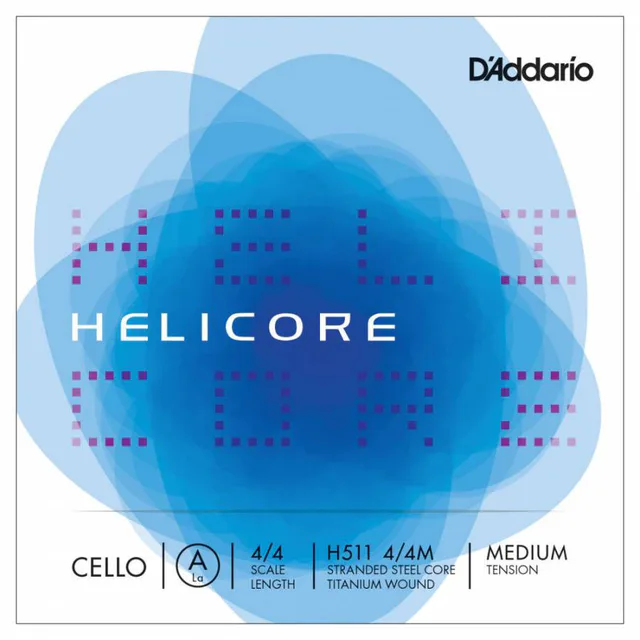 D'Addario H511 4/4M Helicore A Çello Teli (La)
