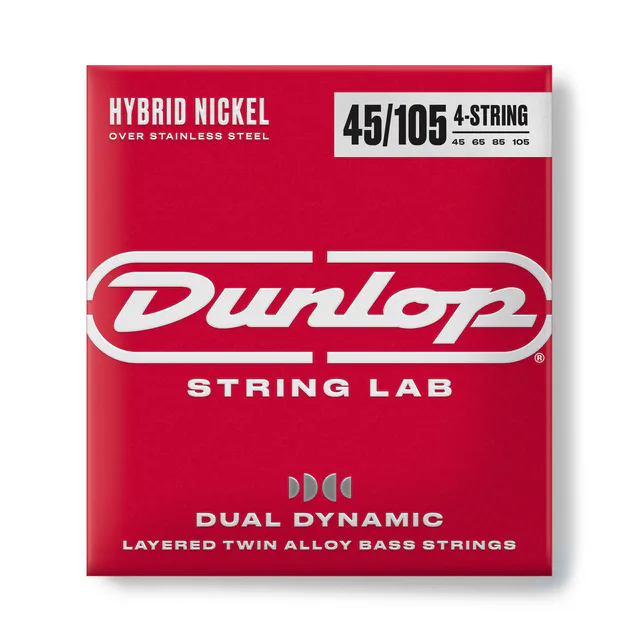 Jim Dunlop DBHYN45105 Hybrid Nickel Bas Gitar Teli (45-105)