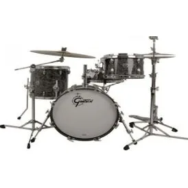 Gretsch Broadkaster 18" Akustik Davul Seti (Deep Marine Black Pearl)