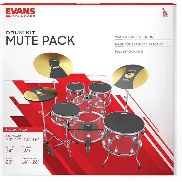 Evans Sosetrock Soundoff Set (10,12,14,16 Plus Bass ve Zil Sosetrock)