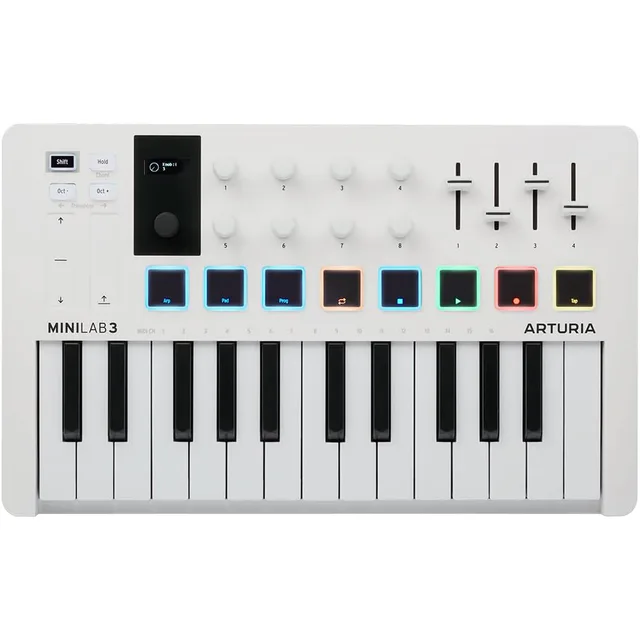 Arturia MiniLab 3 Midi Klavye (Beyaz)