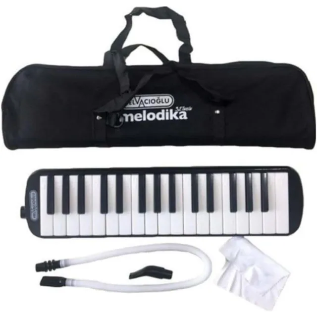Helvacıoğlu 32 Tuşlu Melodika (Siyah)