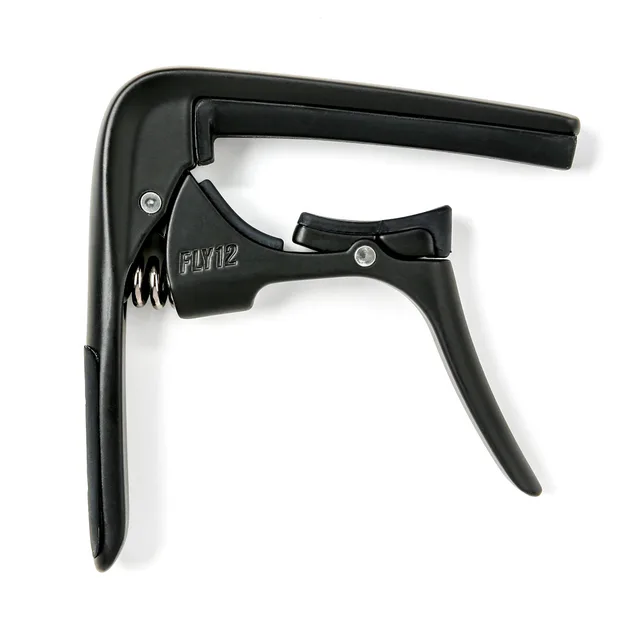 Jim Dunlop 66CBK Trigger 12 Telli Akustik Fly Capo (Siyah)