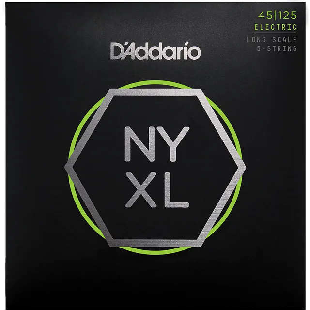 D'addario Bass Nyxl Long 5 Telli Bas Gitar Teli (45-125)