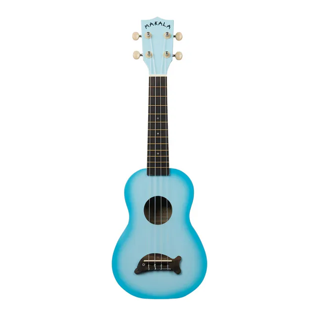 Kala Makala Dolphin Soprano Ukulele (Light Blue Burst)