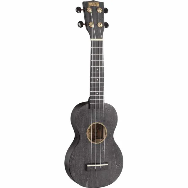 Mahalo MS1TBK Slimline Serisi Soprano Ukulele (Transparent Black)