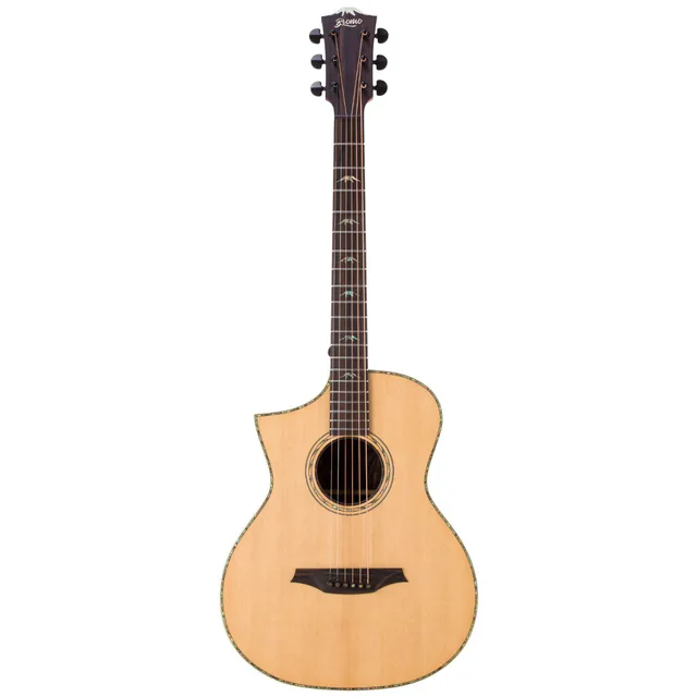 Bromo BAR5CEL Concert Rocky Series Solak Elektro Akustik Gitar (Natural)